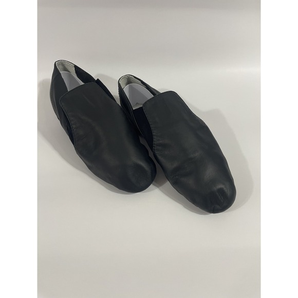 Bloch Shoes - Bloch Dance Men's Elasta Bootie Leather and Elastic Split Sole Jazz Shoe Black 3